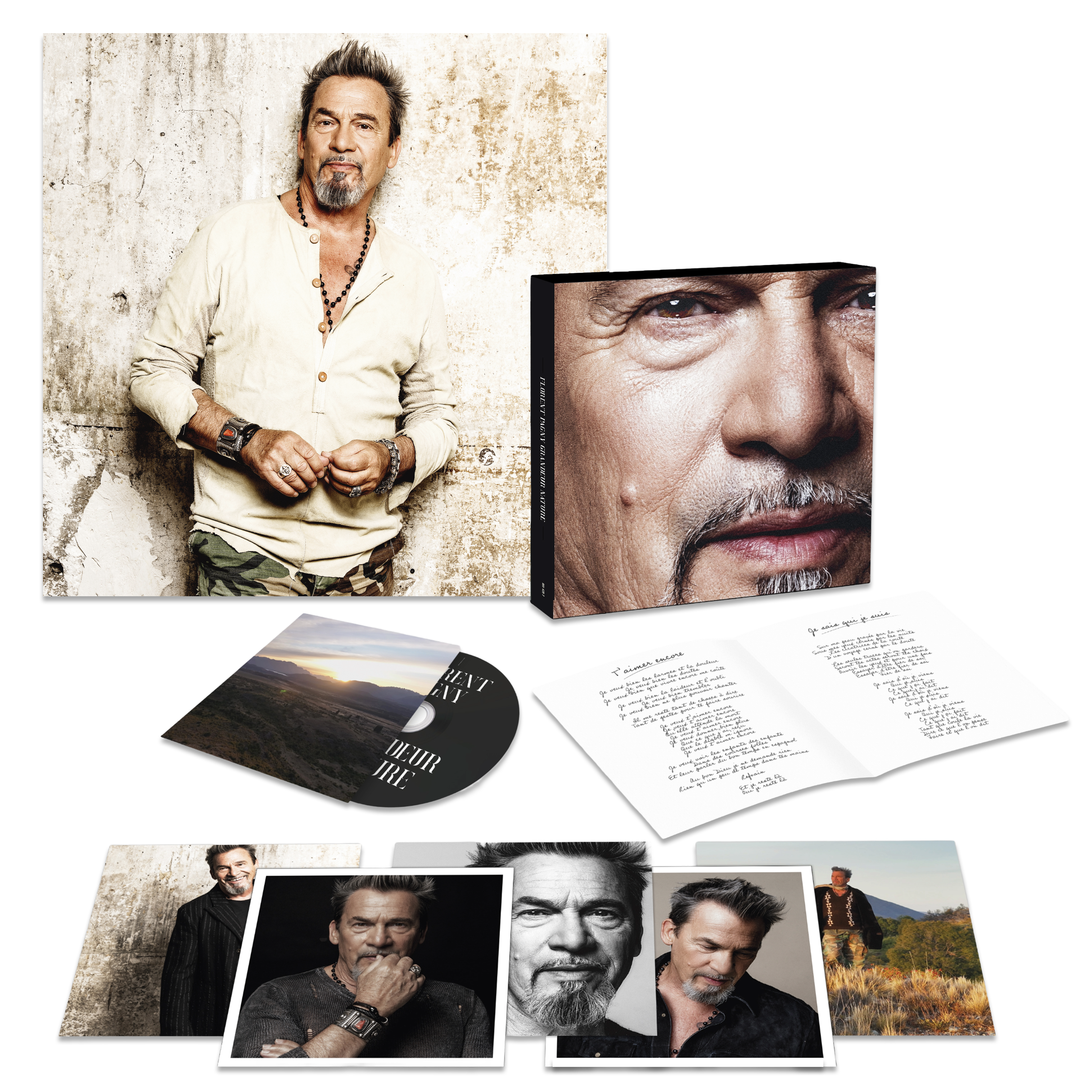 Pack Coffret CD - "Grandeur Nature" et carte signée imprimée
