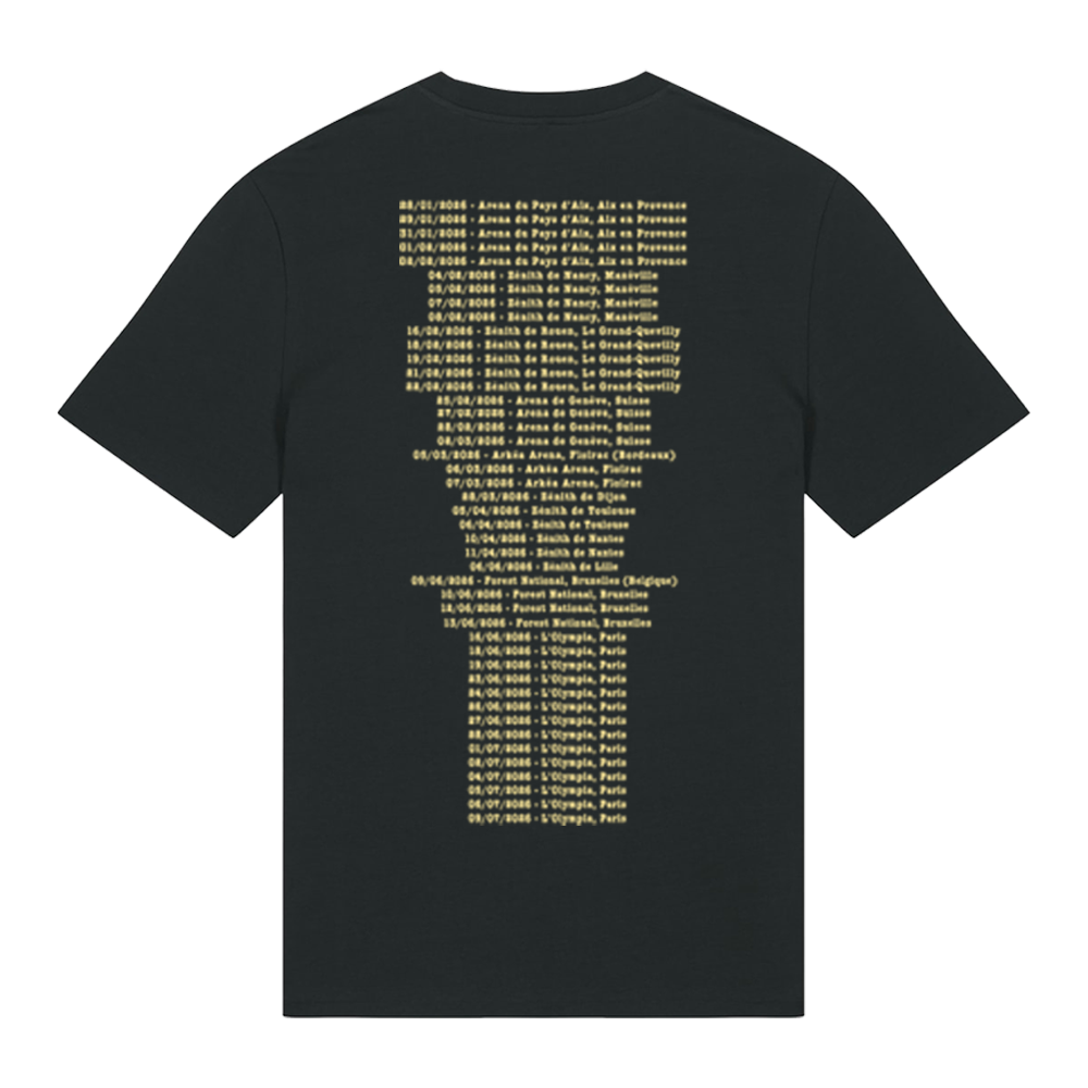 T-SHIRT NOIR TOUR