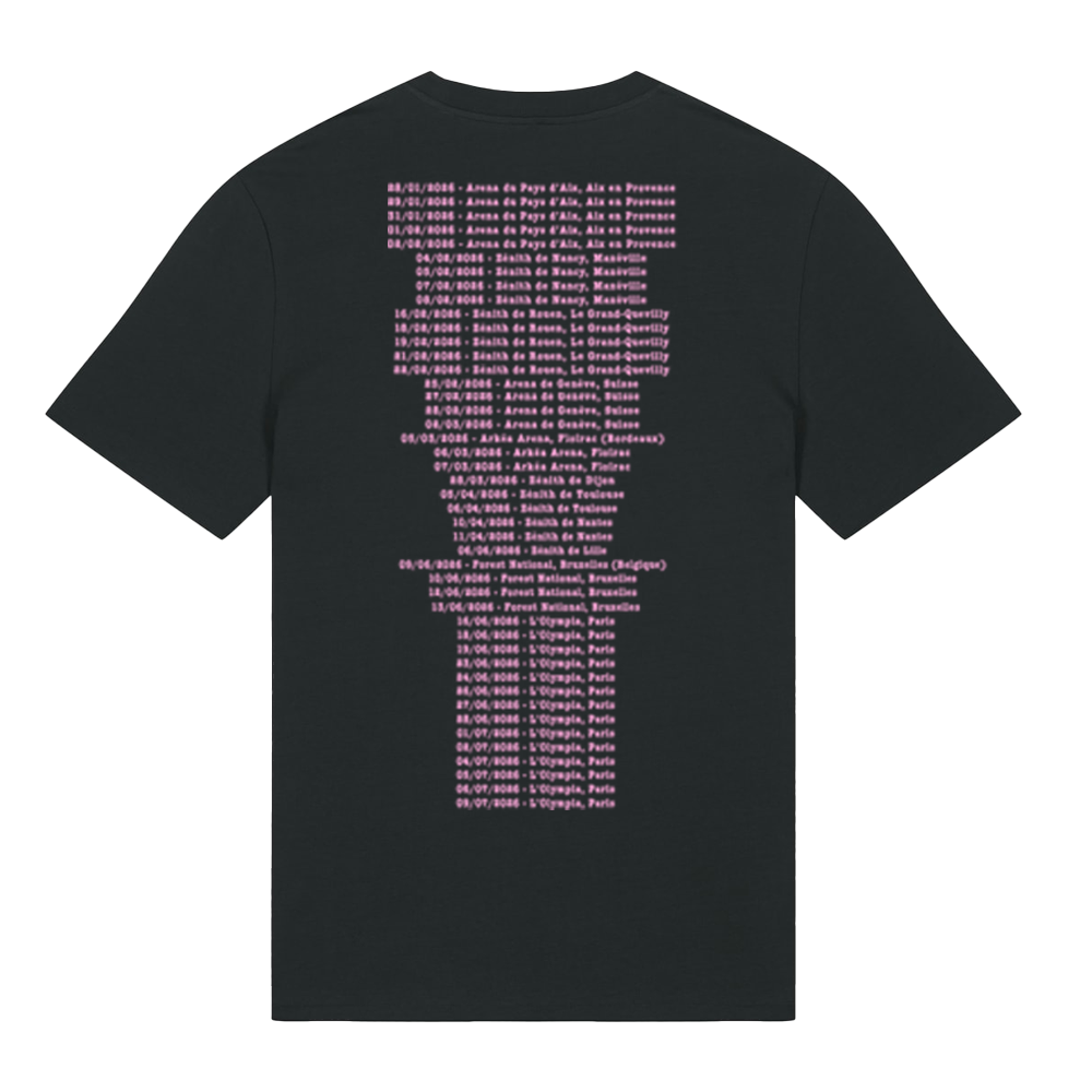 T-SHIRT NOIR TOUR