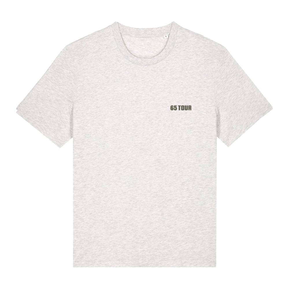 T-SHIRT GRIS CHINÉ TOUR