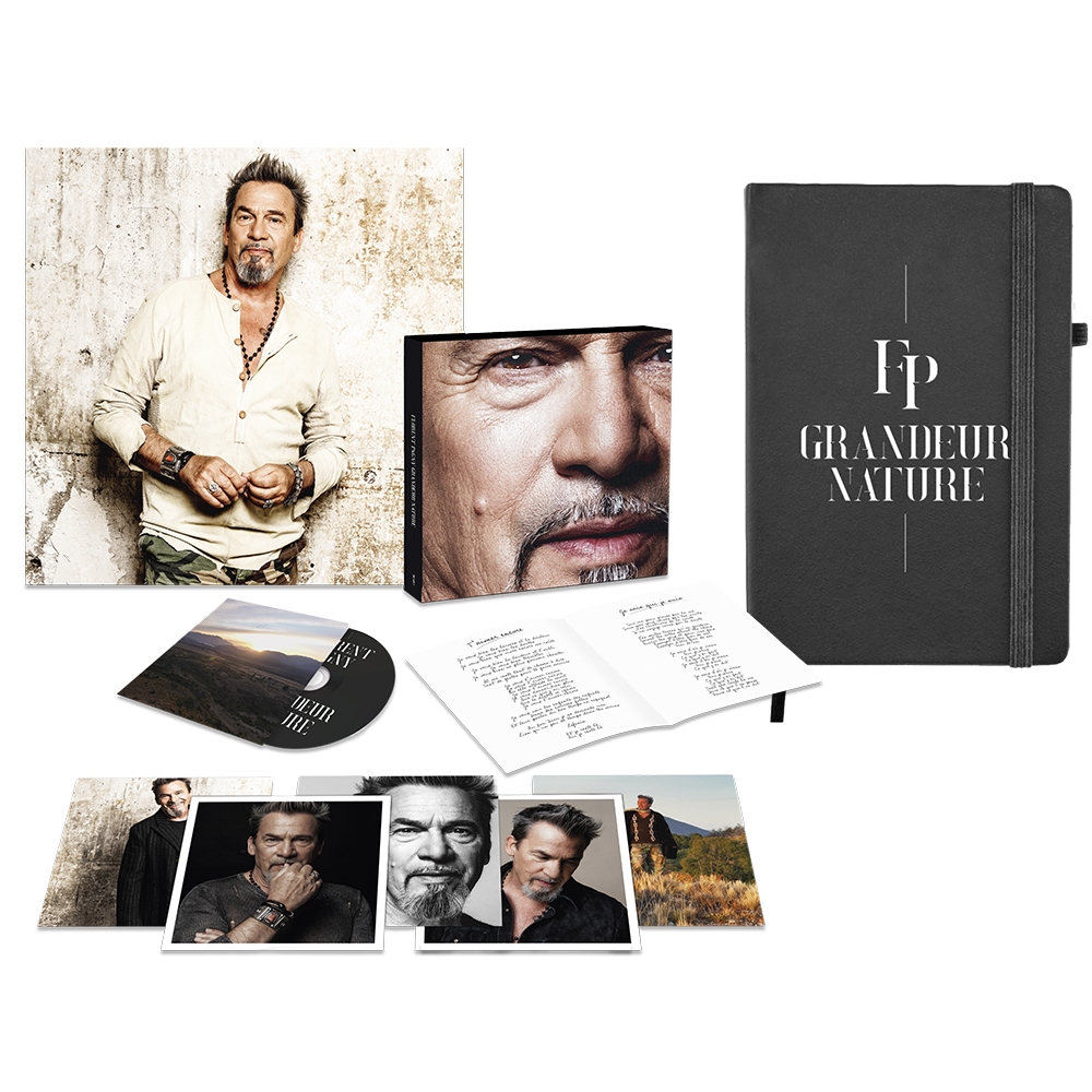Pack coffret CD - "Grandeur Nature" avec Carte Signée Imprimée et Carnet
