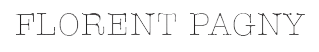 Store Florent Pagny mobile logo