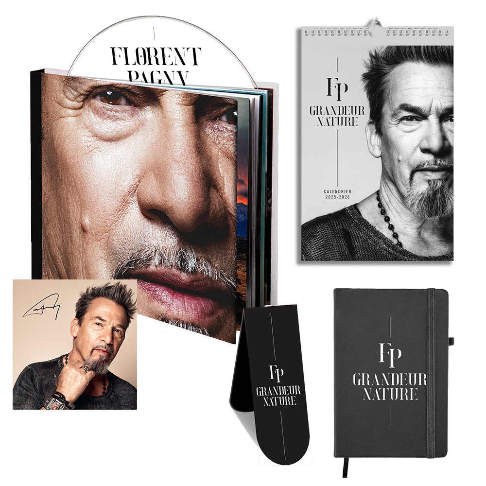 Pack Livre Disque "Grandeur Nature" avec Carte Signée Imprimée, Calendrier,  Carnet et Marque Page